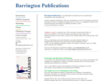 Tablet Screenshot of barringtonpublications.com